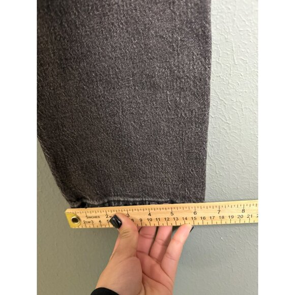 Good American 12 / 31 Black Fade High Rise Goo-d Classic Skinnyish Fit - Picture 4 of 7